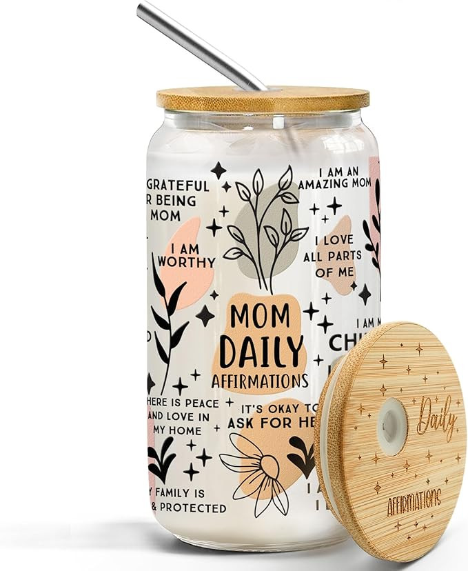 Cipustar Christmas Gift For Mom - Mom Daily Affirmations For Mothers Day From Daughter, Son - Bir... | Amazon (US)