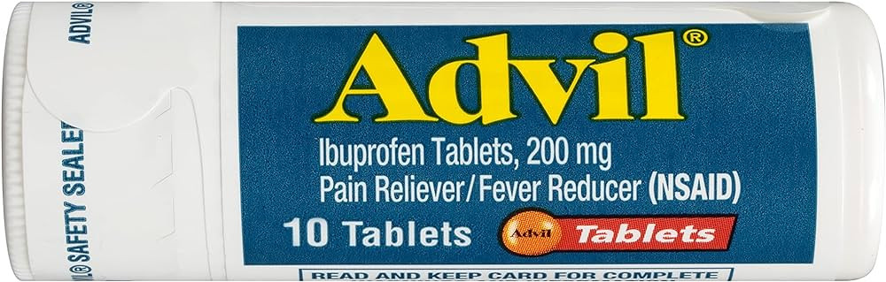 Advil Pain Reliever and Fever Reducer, Pain Relief Medicine with Ibuprofen 200mg for Headache, Ba... | Amazon (US)