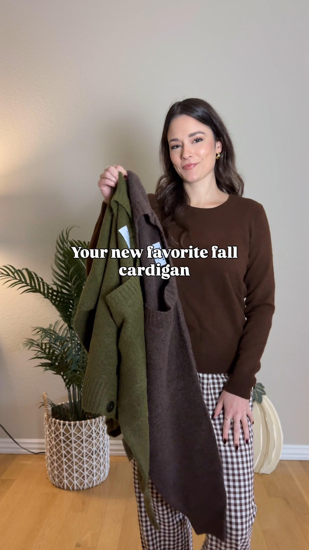 I was on the hunt for a brown cardigan but once I saw the green I knew I needed it too 🤭 these cardigans are currently 50% off!!


#OOTD #FallOutfit #CardiganSeason #SweaterWeather #NeutralOutfits #CozyOutfits #FallStyle #StyleInspo #FallFashionFinds 
cozy fall cardigan, neutral brown and green cardigan outfit, 50% off fall sale, layered fall look

#LTKFindsUnder50 #LTKSaleAlert #LTKWorkwear