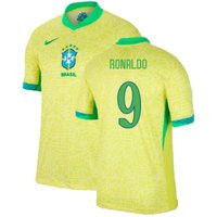 Brazil Men's Mens 2024 - 2025 Home Shirt - Ronaldo 9 in Yellow | Size: XL | Debenhams UK