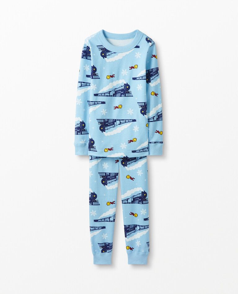 Warner Bros™ The Polar Express Long John Pajamas In Organic Cotton | Hanna Andersson