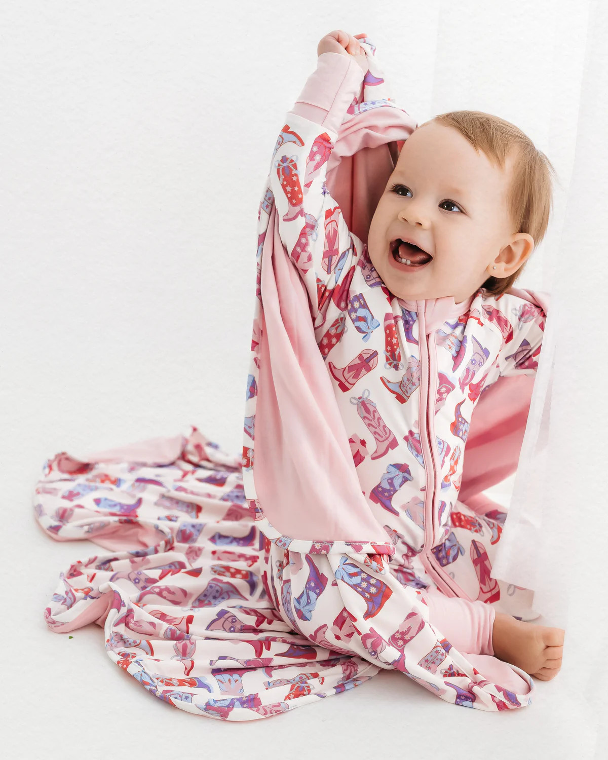 Boot Scoot Party Zipper Romper Jammers x Packed Party | In My Jammers