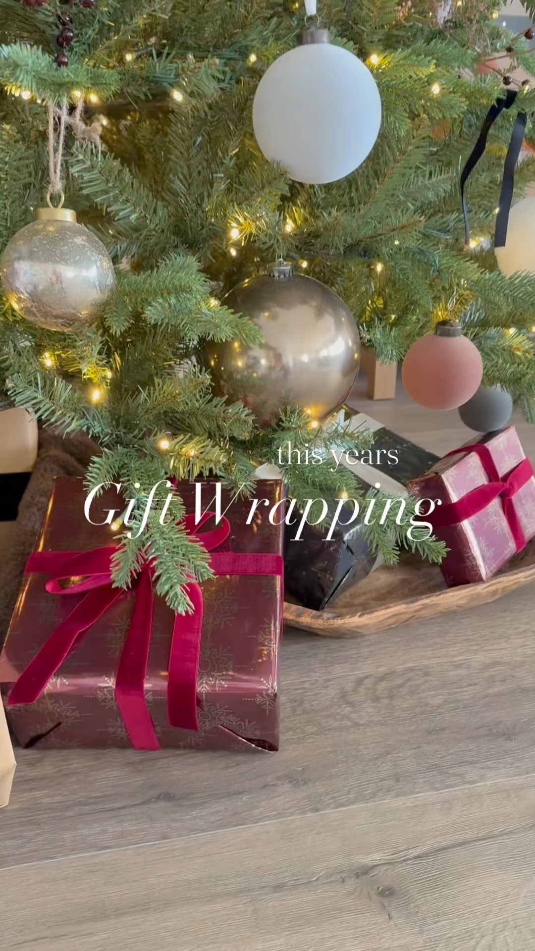 This years gift wrapping! 



Wrapping paper, gift wrap, Christmas wrapping, wrapping Inspo, Christmas presents, Christmas, Christmas decor, holiday decor 

#LTKHoliday #LTKSeasonal