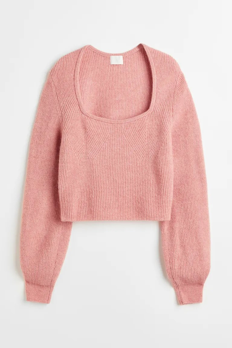 Rib-knit jumper | H&M (UK, MY, IN, SG, PH, TW, HK)