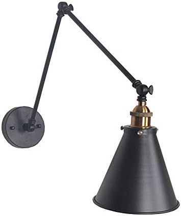 RUNNUP Industrial Single Wall Lights Wall Sconce Fixture with 7.28" Wide Conical Shade and E26 Light | Amazon (US)