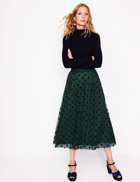 Isabella Tulle Midi Skirt | Boden (US)
