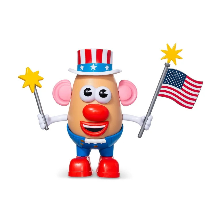 Mr. Potato Head Uncle Yam Walmart Exclusive 250th Anniversary, 14 Mix & Match Pieces, Flag Access... | Walmart (US)
