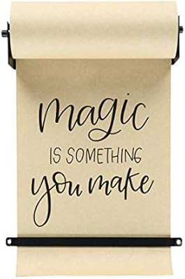 Rettel Roller Kraft Paper Roll Display - Wall Decor/Art Wall Mount - (1) Kraft Paper Roll Include... | Amazon (US)