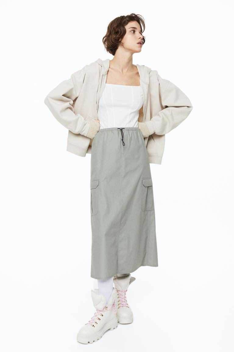 Parachute Cotton Skirt | H&M (US + CA)
