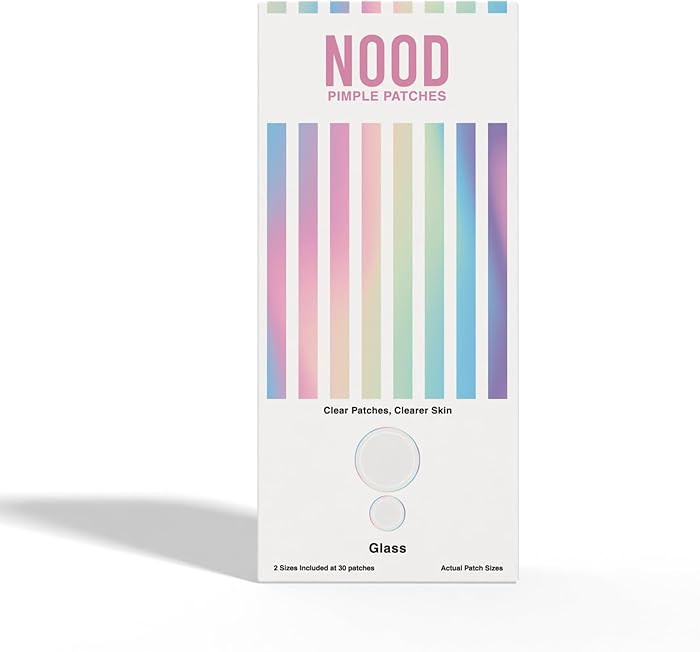 NOOD Pimple Patch in Glass - Medical Grade Hydrocolloid Pimple Patches for Treating Pimples and Z... | Amazon (US)