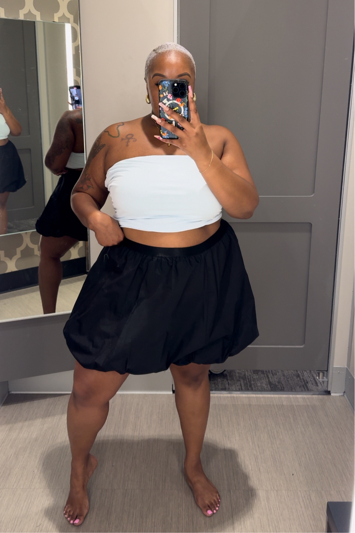 Target Style Plus Size Dressing room haul size xxl | Summer to fall transitional outfits dress style inspo MsKaiMichelle | plus size style | dallas Texas influencer  | bubble skirt

#LTKStyleTip #LTKActive #LTKPlusSize