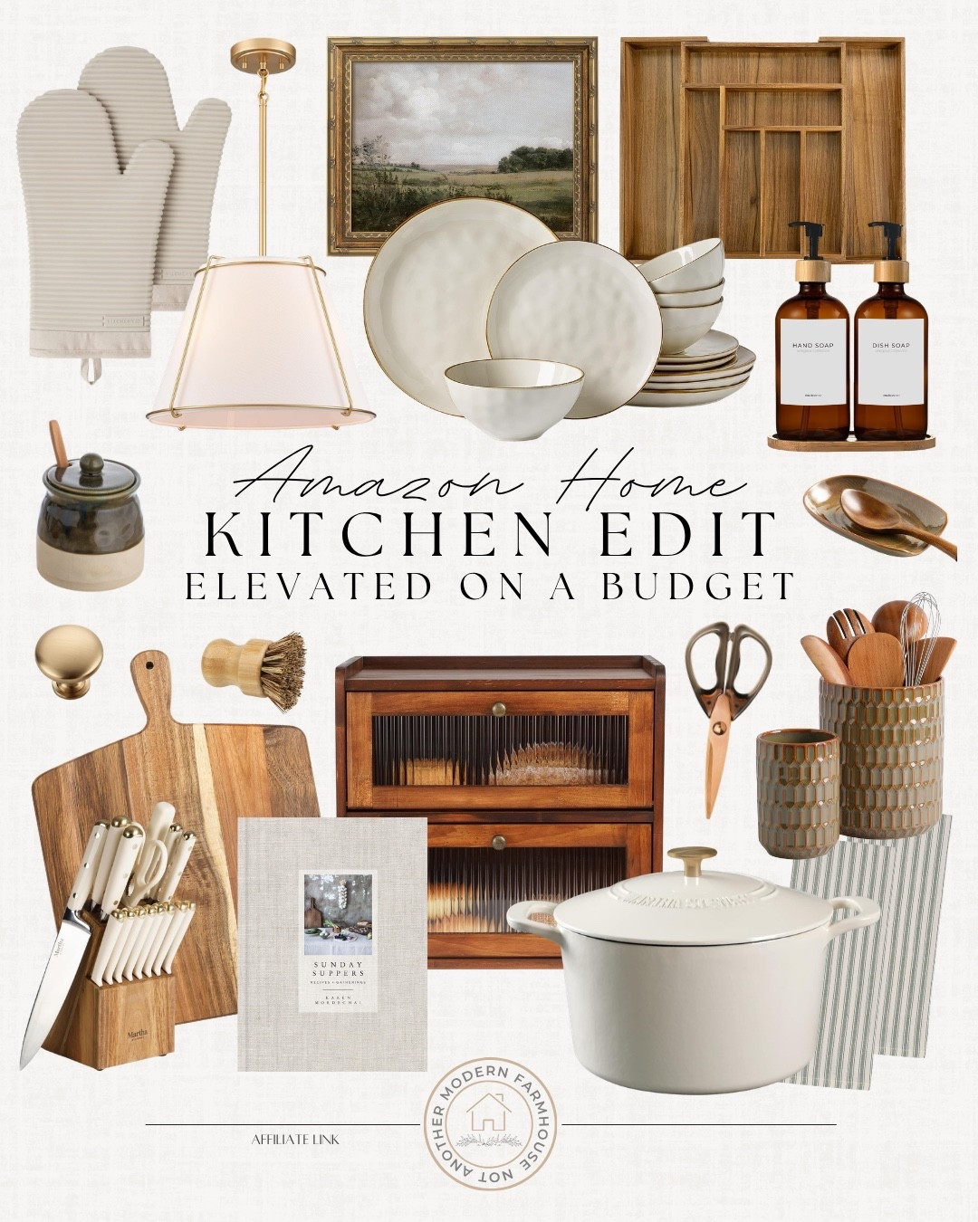 Amazon kitchen edit elevated on a budget with neutral cookware, wood accents and timeless everyday essentials. 🤍

Amazon kitchen decor, neutral kitchen finds, Amazon home kitchen, modern farmhouse kitchen, kitchen essentials Amazon, wood kitchen accessories, neutral cookware set, Amazon home decor, kitchen organization ideas, budget kitchen refresh 

 #LTKHome