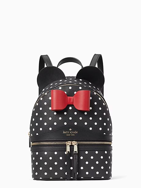 Kate Spade Disney X Kate Spade New York Minnie Dome Backpack, Black Multi | Kate Spade Outlet