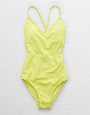 Aerie Strappy Back One Piece Swimsuit | American Eagle Outfitters (US & CA)