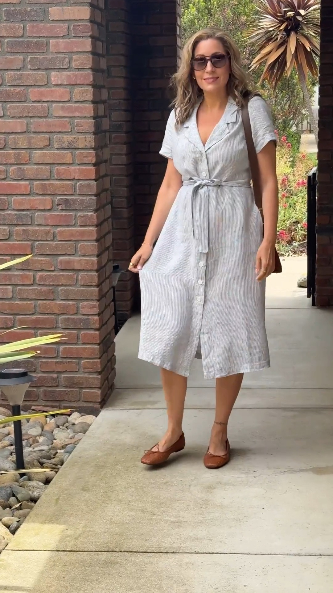 One of my favorite summer essentials: this belted linen shirt dress from Quince 🤍 It’s effortlessly polished with a flattering tie waist and lightweight feel. I styled it with woven leather flats and a crossbody bag for a classic, casual look. In my “Summer Essential’s” YouTube video, I go over the details of this dress and why it’s a must-have in a timeless wardrobe.

🎥 Watch the full review + styling inspo on my YouTube Channel!

#ootd #summerstyle #quince #summeressentials #womensfashion #fashionover40 #fashionover50 #classicwardrobeessentials #capsulewardrobe #modestoutfits #stylishandgrateful #stylish&grateful #effortlesschic #classycasual #casualoutfits #LTKsummer #LTKover40 #LTKwomen #LTKfinds #LTKstyletip

#LTKSeasonal #LTKSummerEdit #LTKOver40