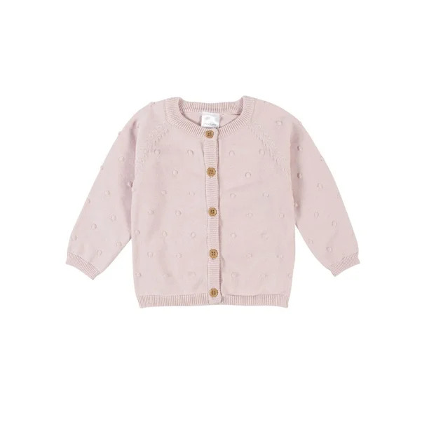 Modern Moments By Gerber Baby Girl Cardigan Sweater & Romper, 2-Piece Outfit Set, (0/3 Months - 2... | Walmart (US)