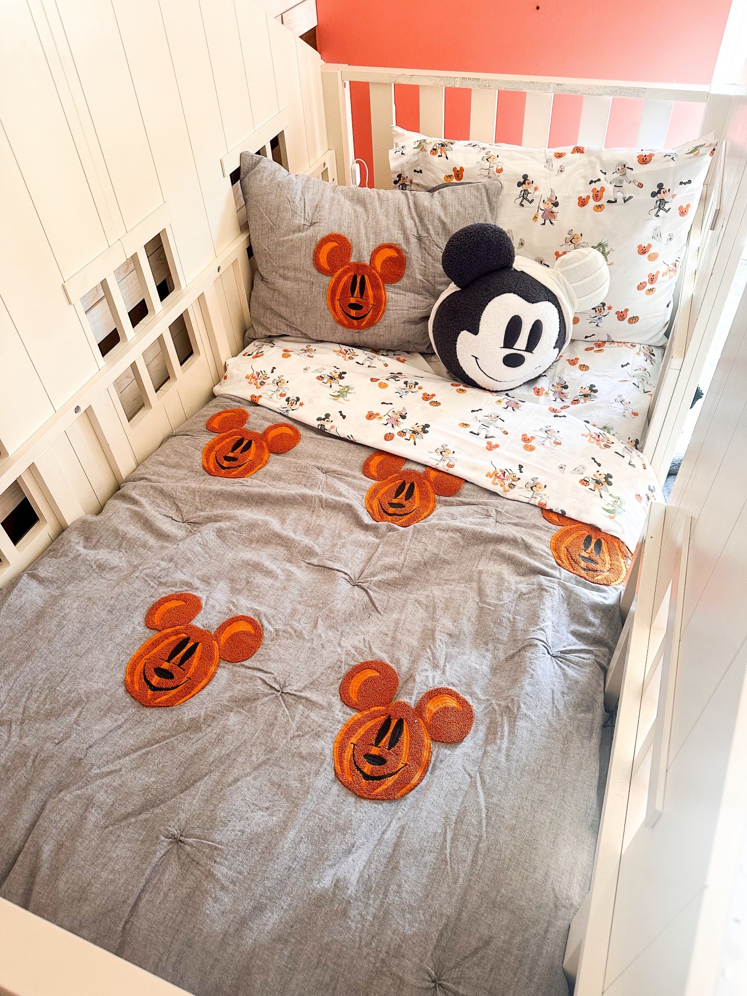 Mickey Halloween bedding 

#LTKFamily #LTKHalloween #LTKKids