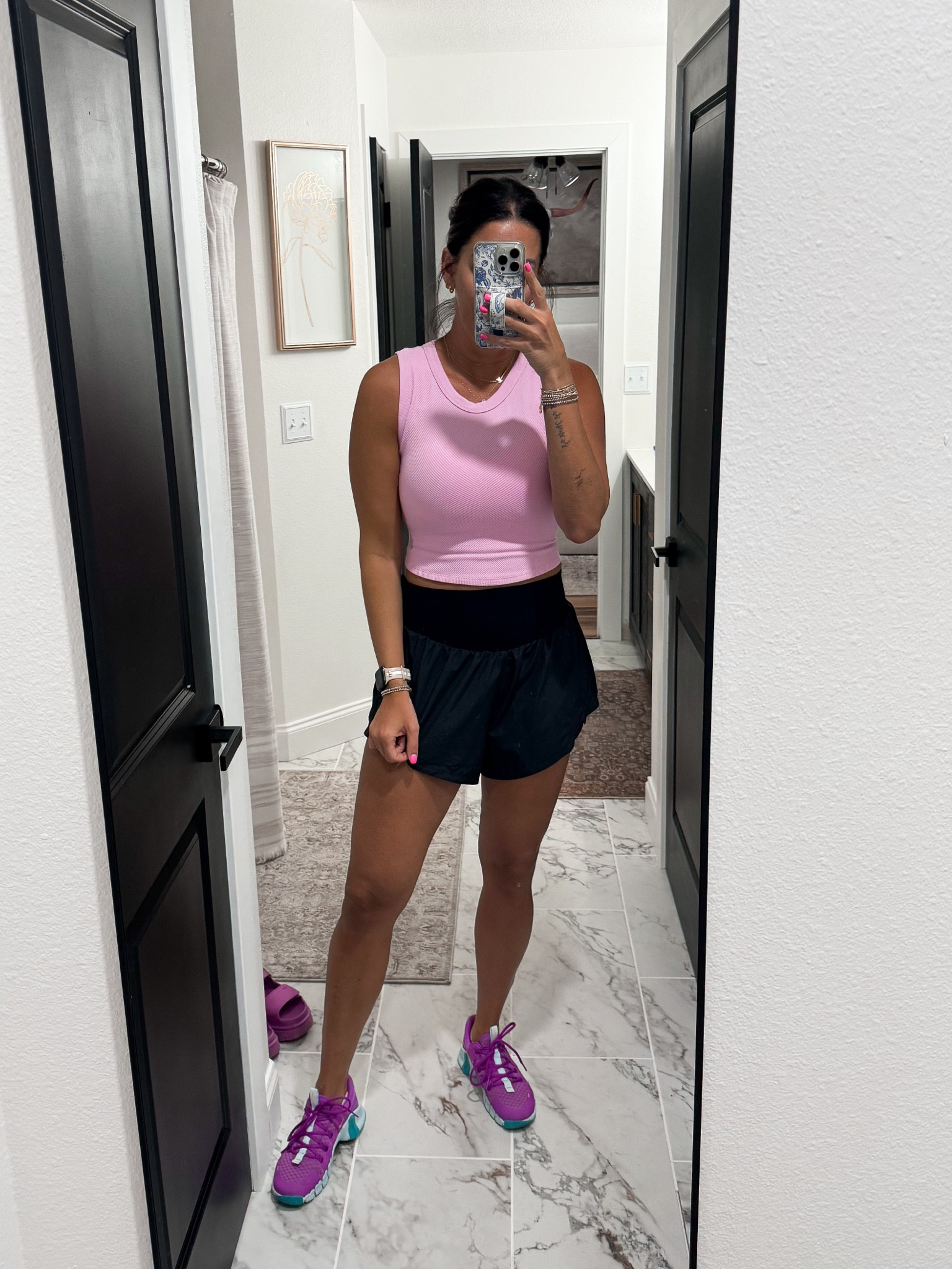 Top-m/l
Shorts-medium
Shoes-tts 8

#LTKActive #LTKFitness #LTKStyleTip