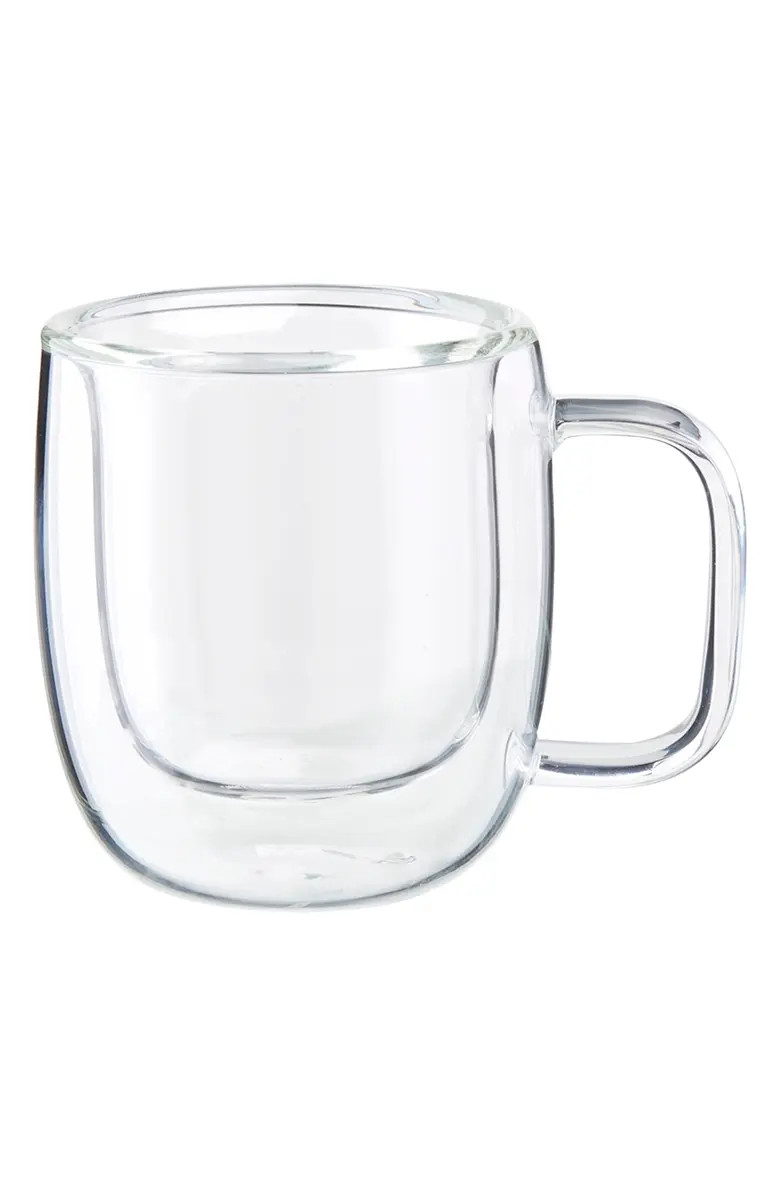ZWILLING Sorrento Plus 2-Piece Double Wall Glass Espresso Mug Set | Nordstrom | Nordstrom