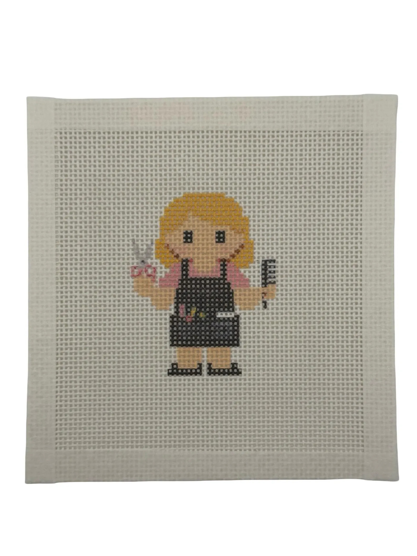 Hairdresser Lizzy Claire Needlepoint Canvas | Etsy (Global)