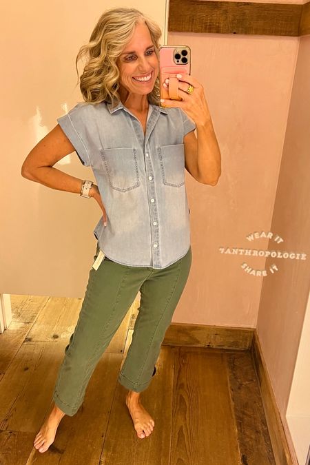 These pants are so cute! Orig $138
On sale with an extra 50% off makes them $40 
Sizes are going fast! 
TTS 

#LTKsalealert #LTKover40 #LTKfindsunder50