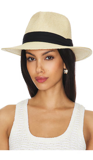 Sol Fedora in Natural & Black | Revolve Clothing (Global)