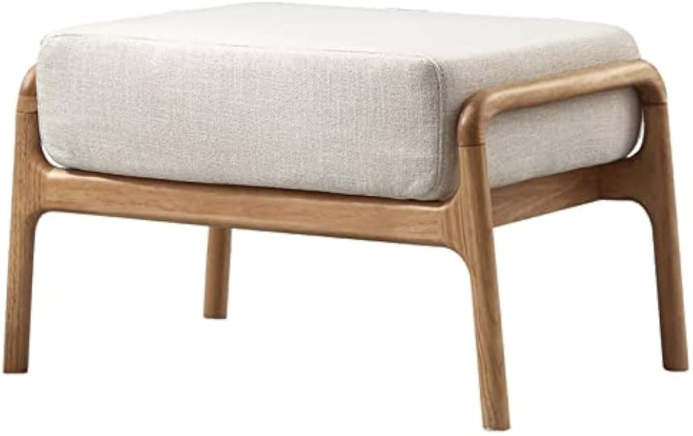 MYJA Foot Stools Footrest Rubber Wood Walnut Stools Luxury 67cm Nordic Real Solid Sofa Chair Door... | Amazon (US)