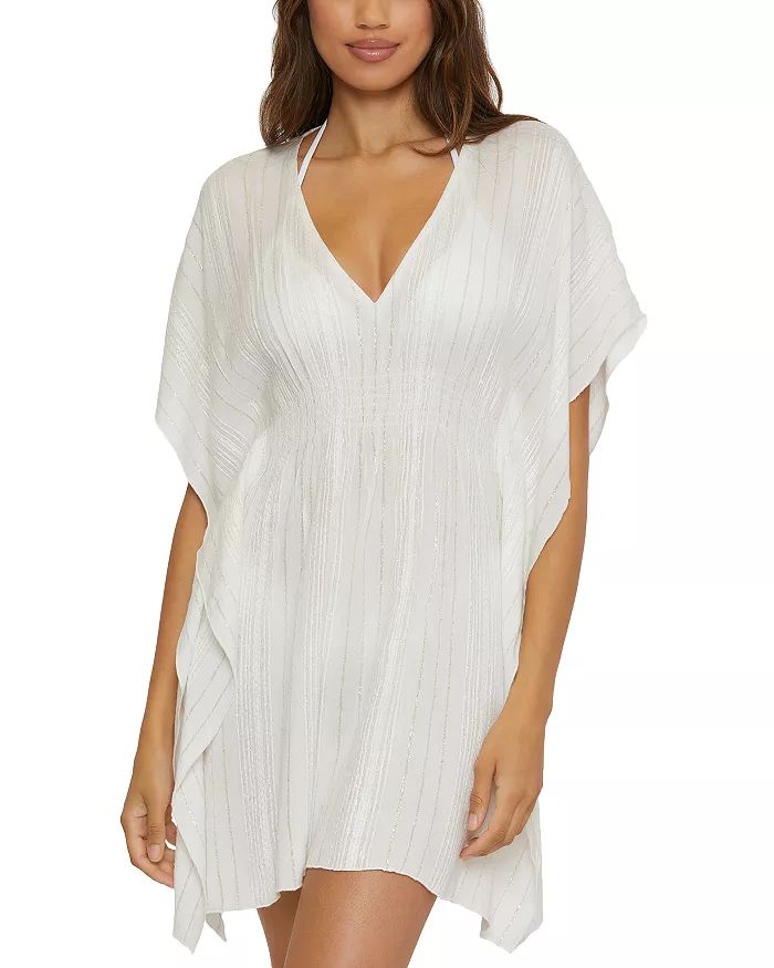 BECCA&reg; by Rebecca Virtue Radiance Metallic Stripe Tunic Cover Up  Back to results -  Women - ... | Bloomingdale's (US)