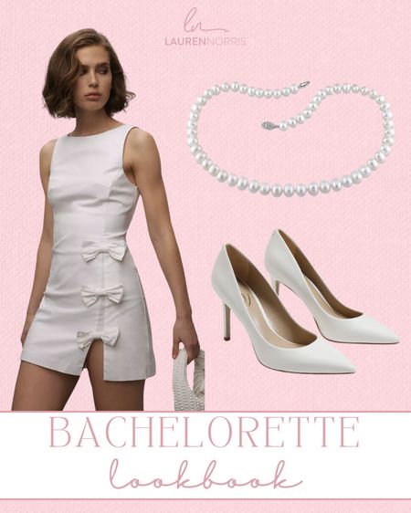 Chic and classic bachelorette party dress and accessories 🤍👰🏼‍♀️

#LTKWedding #LTKBeauty