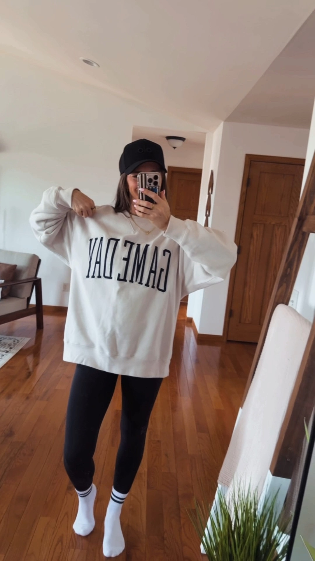 Game Day, but make it neutral. 🖤

For the moms who are always on the sidelines, the girls who show up for the vibes, and anyone who loves a good game day without committing to one specific team. This sweatshirt is the perfect go-to when you want something cute, comfy, and different from the usual school or team merch.

Throw it on for football nights, weekend tournaments, or any random sports event on your calendar. Effortless, cozy, and works for literally any team. 🙌🏽

#LTKStyle #GameDayStyle #SidelineStyle #LTKFinds #NeutralStyle

#LTKdayinmylife #LTKootd #LTKmomlife