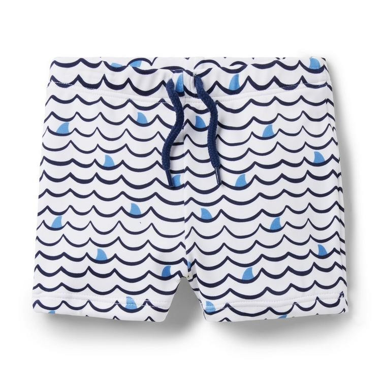 Baby Shark Fin Swim Short | Janie and Jack
