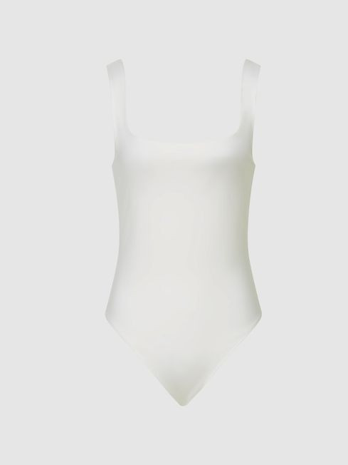 Square Neck Jersey Body | Reiss (UK)
