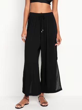 High-Waisted Swim Cover-Up Pants | Old Navy (US)