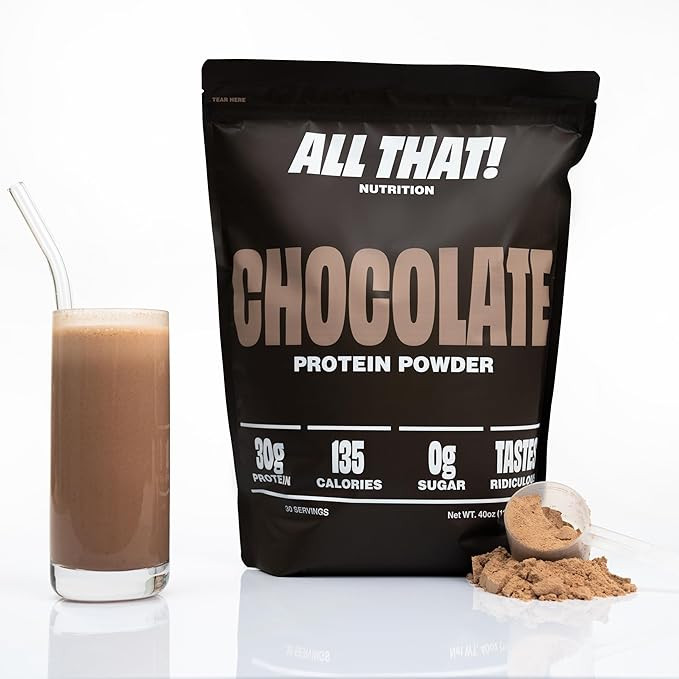 Chocolate Protein Powder, 30G Whey Protein, Low Calorie, 0g Sugar, No Artificial Sweeteners, Soy-... | Amazon (US)