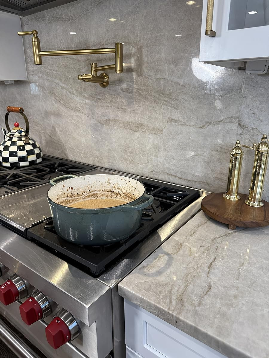 What I used in making the mushroom creamy soup without cream. Dutch oven cast iron pot, wooden spoons, pepper mills 

 #LTKHome