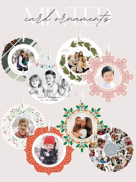 Minted cards - holiday cards - holiday ornament cards 

#LTKSeasonal #LTKHoliday #LTKfamily