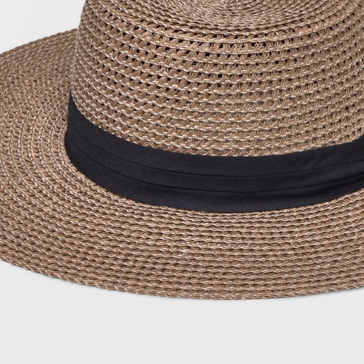 Women's Floppy Straw Boater Hat - A New Day™ | Target