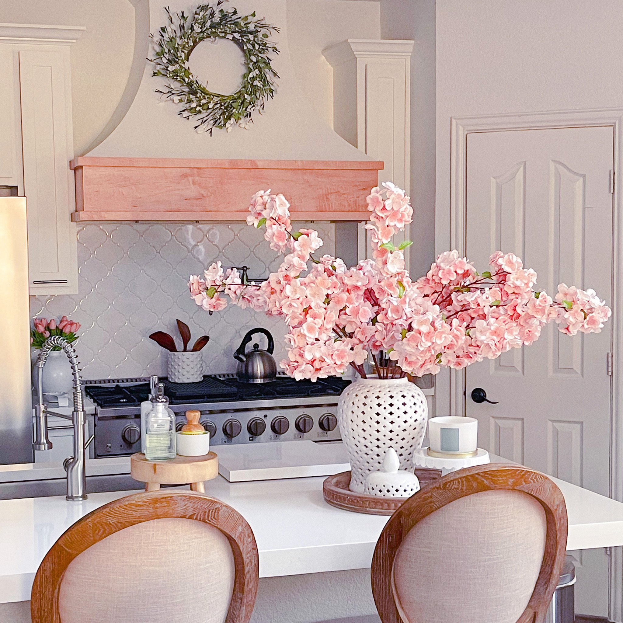 I get asked about my island chairs a lot so I wanted to link them! They came from world market and I love them! 
Bar stools, counter stools, bar chairs, island chairs, upholster bar chair 

#LTKhome