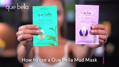 Que Bella Relaxing Lavender Mud Face Mask - 0.5oz | Target