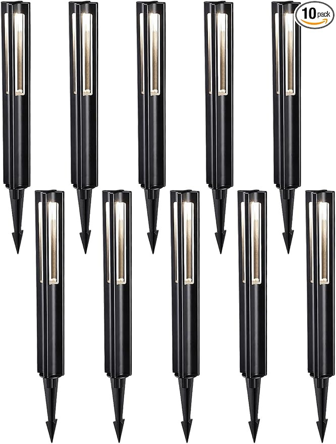 LEONLITE LED Low Voltage Landscape Lighting, Modern 12V Outoor Landscape Lights, 3W Pathway Light... | Amazon (US)