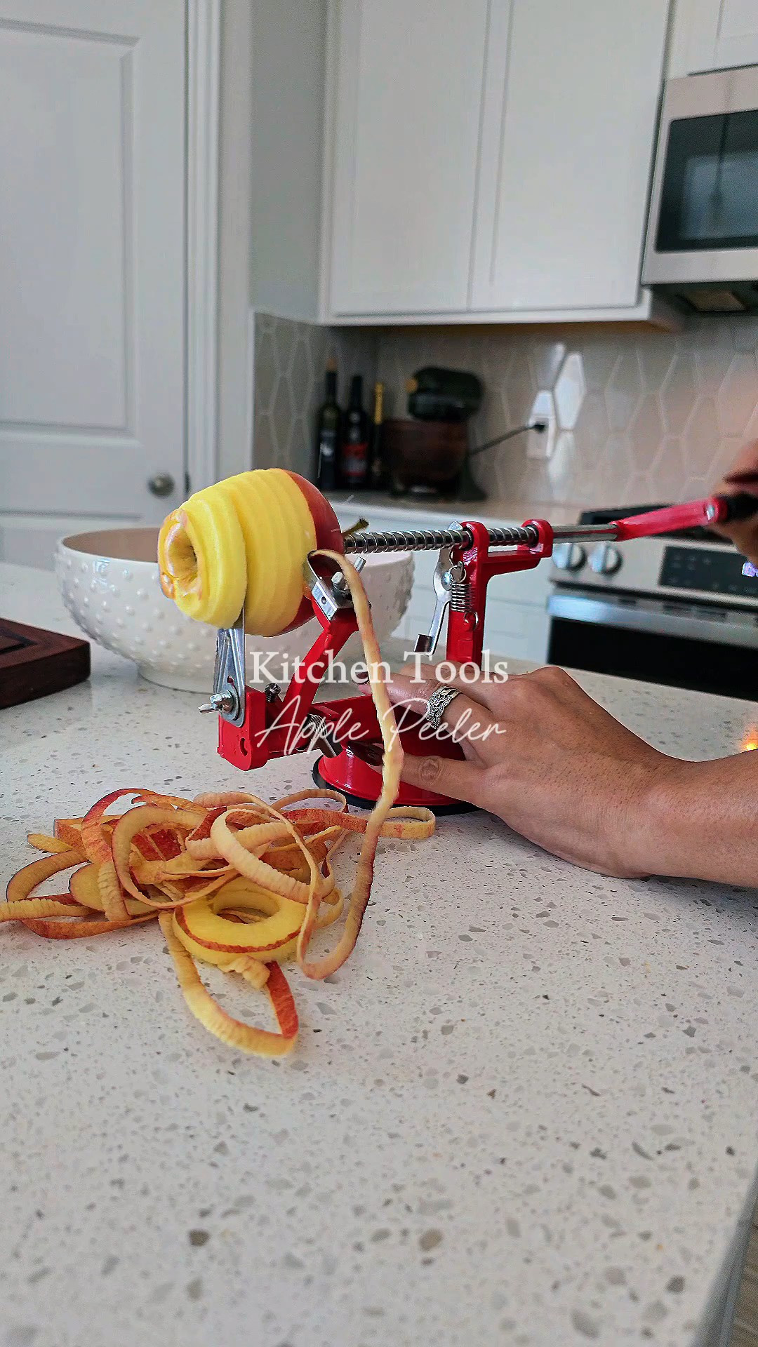 This is a kitchen tool every home baker needs | Apple peeler #kitchenfinds #bakingtools 

#LTKfoodie #LTKHoliday #LTKdayinmylife