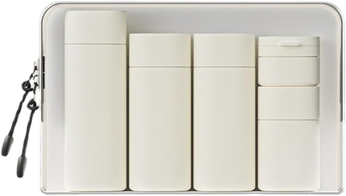 5pcs Travel Cream Dispenser Bottles Set Travel Bottles Toiletry Containers Set, TSA Approved, Tra... | Amazon (US)