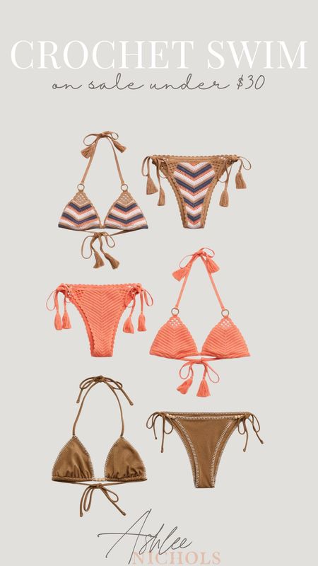 Crochet swim suits under $30!

Swim on sale, aerie swim, beach vacation, vacation outfits 

#LTKSwim #LTKFindsUnder50 #LTKSaleAlert