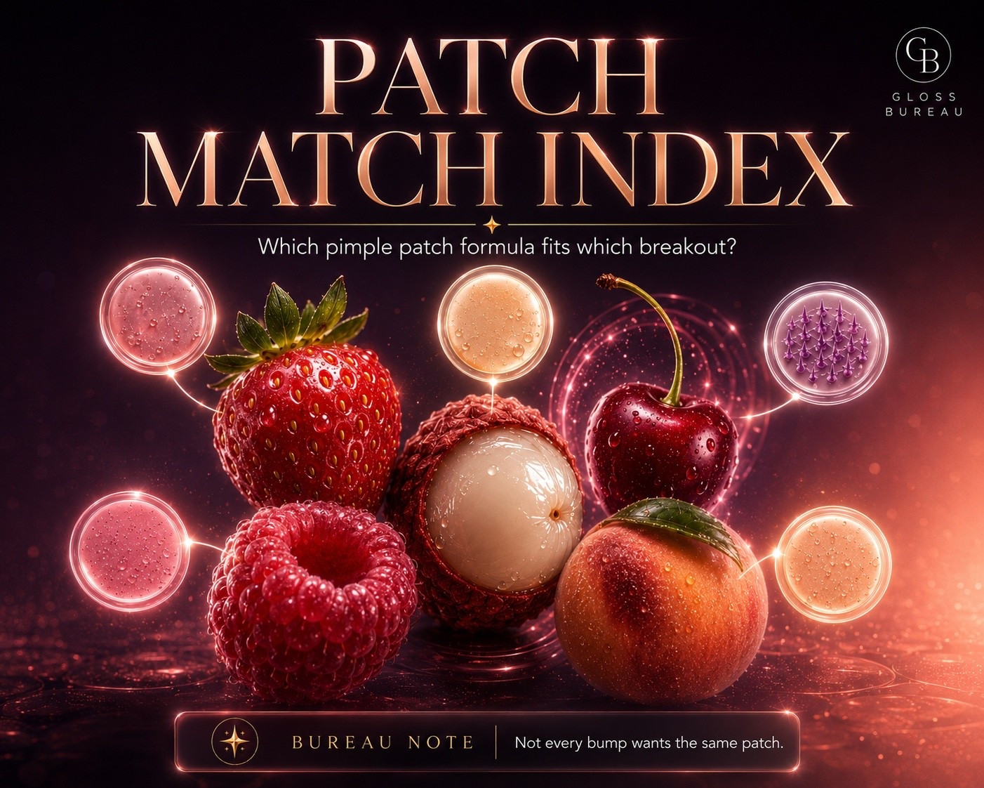 The Patch Match Index
Which pimple patch formula fits which breakout?

Pimple patches have evolved from invisible emergency dots into a full acne-care language. Some absorb. Some deliver. Some calm. Some brighten. The mistake is assuming they all do the same job.

#LTKmorningroutine #LTKBeauty #LTKSaleAlert