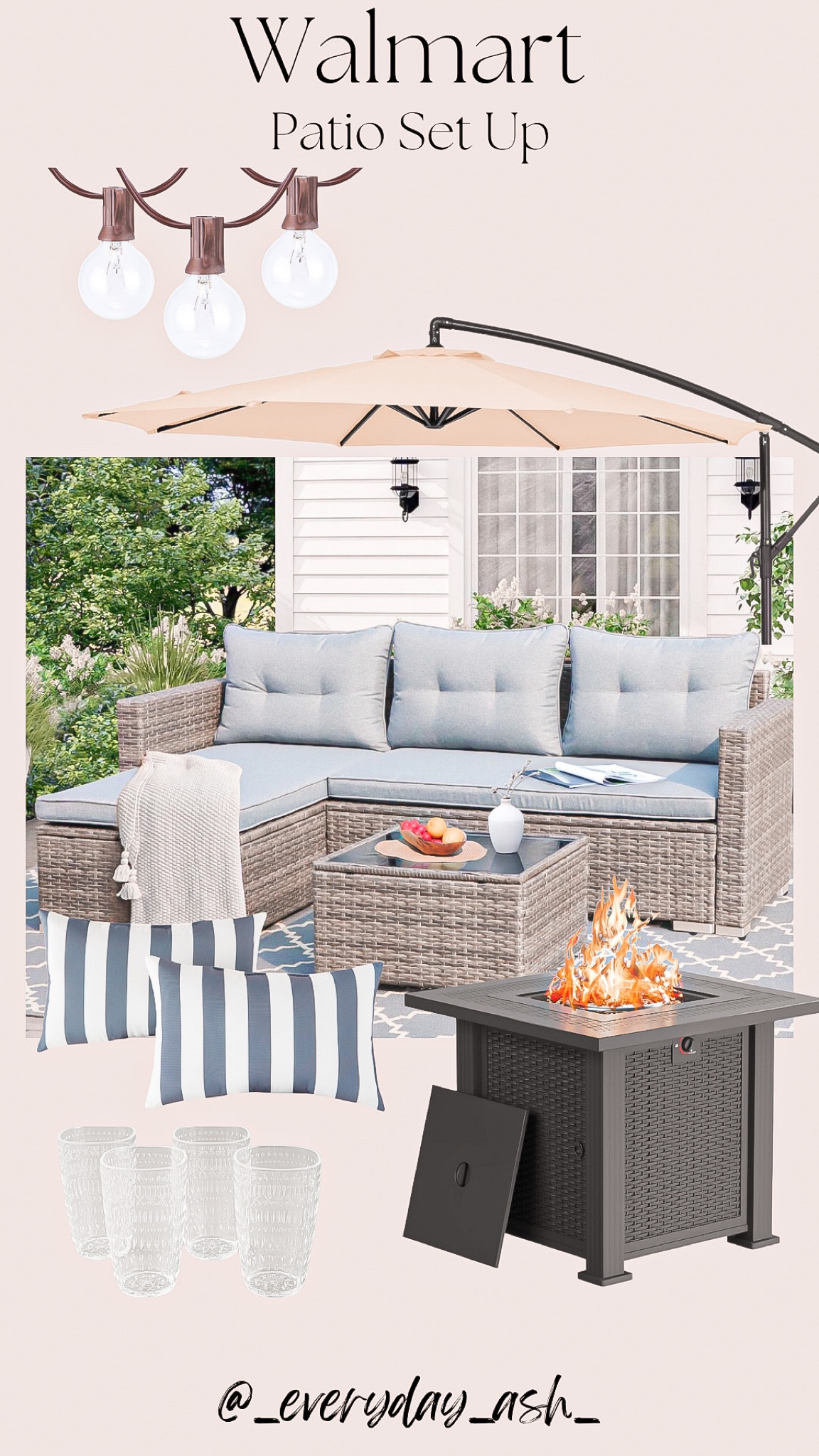 Patio Refresh with Walmart 

Outdoor rug, outdoor set, outdoor sofa, patio umbrella, outdoor drinkware, outdoor pillows, patio set, outdoor lights, walmart finds 

#LTKxPrimeDay #LTKstyletip #LTKsalealert