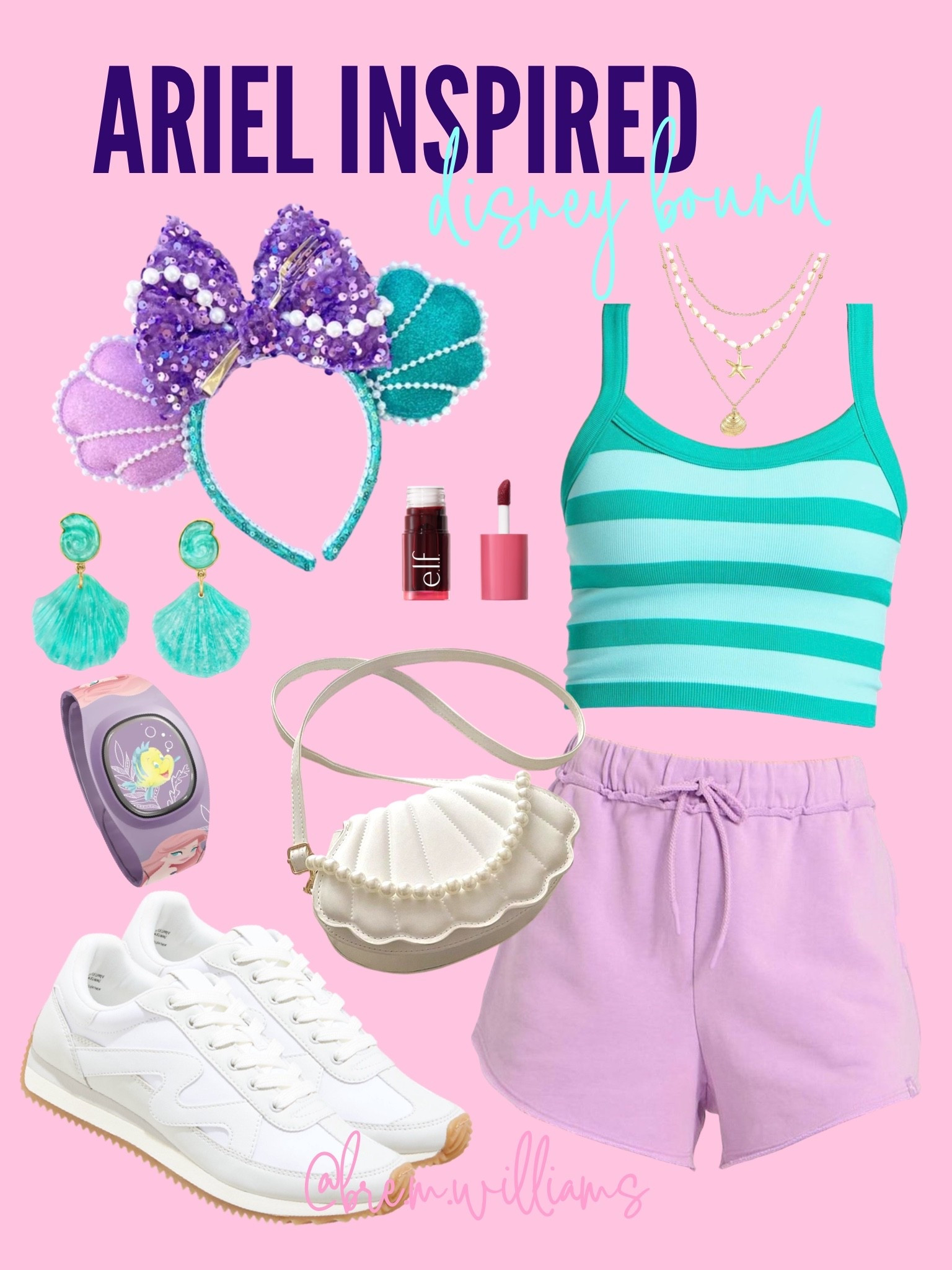 I have never been more proud of a Disney bound that I have put together 🥹 Also, Ariel is my favorite princess… so I’m REALLY proud of this one.  💜💚

#ArielDisneyBound #DisneyBound #Ariel #JoyLab #Target 

#LTKTravel #LTKootd #LTKSeasonal