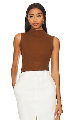 Silk Sweater Knit Sleeveless Mockneck
                    
                    Enza Costa | Revolve Clothing (Global)