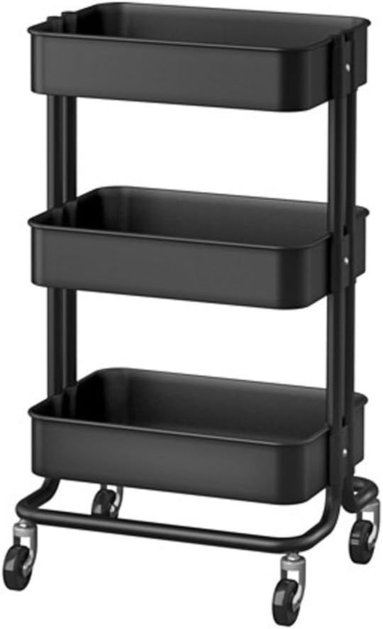 Raskog Home Kitchen Storage Utility cart-Black | Amazon (US)