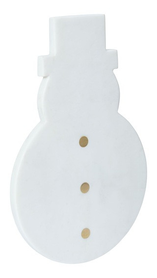 CANVAS Golden Moments Collection Snowman Marble Serving Tray | Canadian Tire