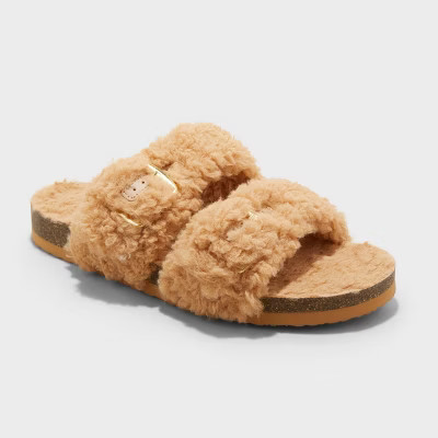 Women's Jane Two Band Buckle Slide Slippers - Auden™ | Target